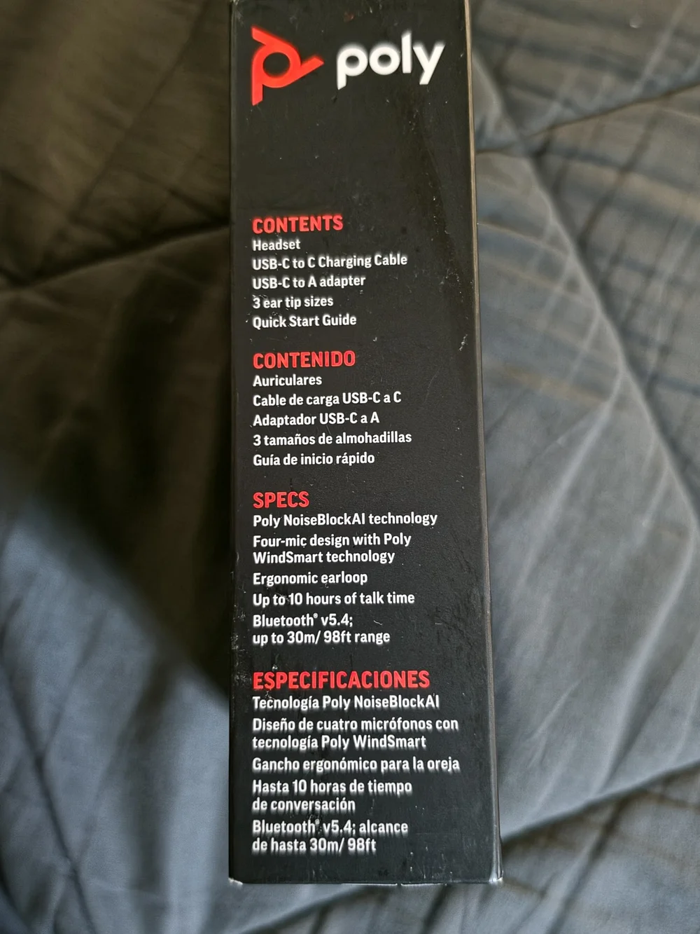 POL Voyager Legend 50 Black Bluetooth Headset